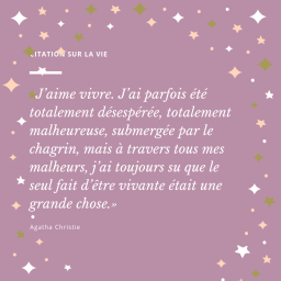 Madame lit un extrait de l&rsquo;Autobiographie d&rsquo;Agatha Christie