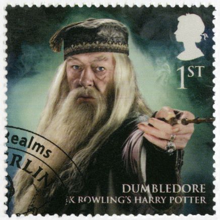 GREAT BRITAIN - 2011: shows portrait of Professor Dumbledore, se