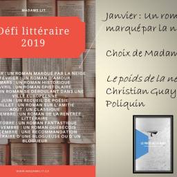Madame lit ses recommandations livresques neigeuses!