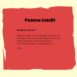 Madame lit un poème inédit