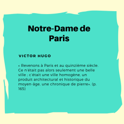 Madame lit une citation sur Paris