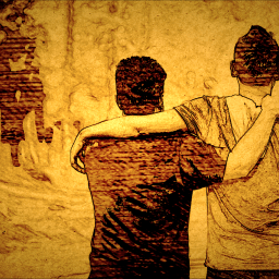 Madame lit un poème sur l&rsquo;amitié