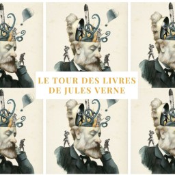 Madame lit De la Terre à la Lune de Jules Verne