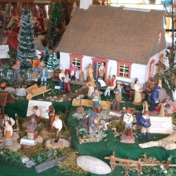 Madame lit sur Les santons de Charlevoix