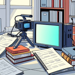 Madame lit pour une vidéo !