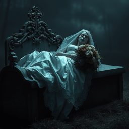 Madame lit un poème pour le 31 octobre